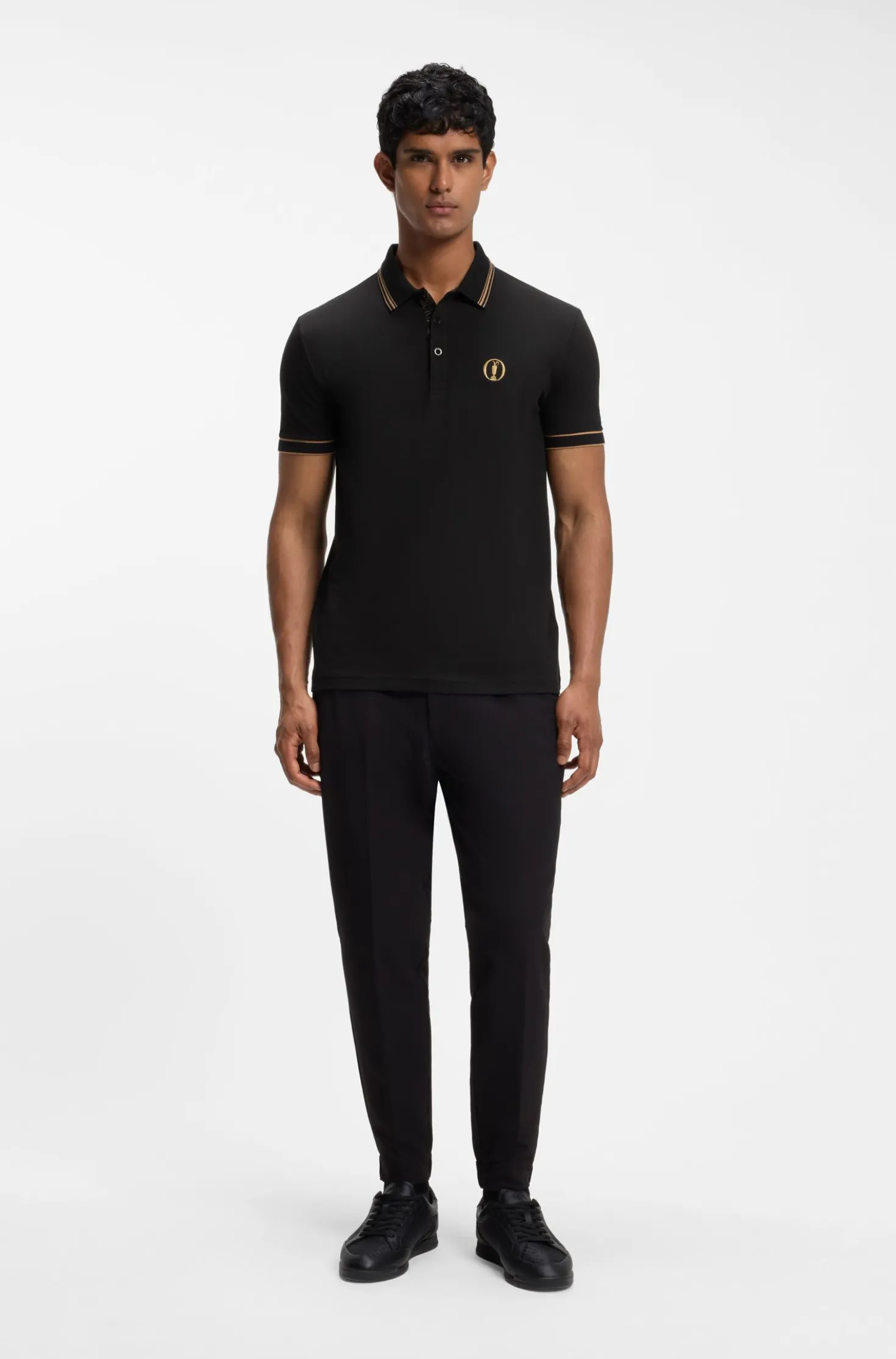 The Open Active Paddy polo shirt in performance piqué