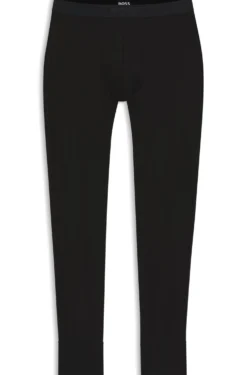 Thermal long johns with logo waistband