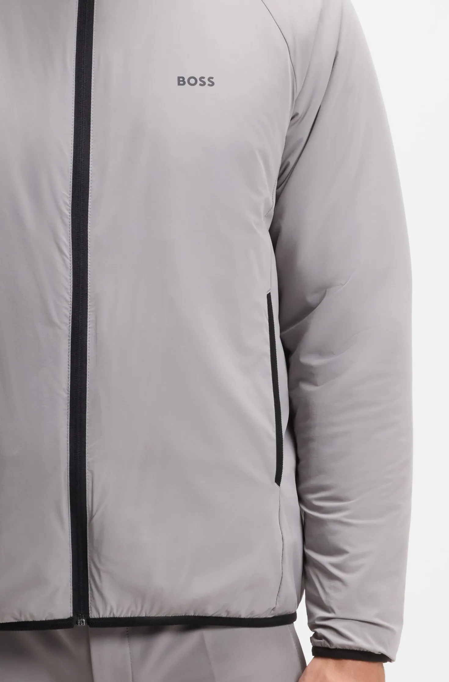 Three-in-one hooded jacket with detachable inner