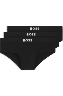 Three-pack low-rise briefs in stretch cotton