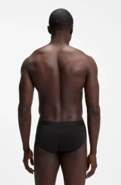 Three-pack low-rise briefs in stretch cotton