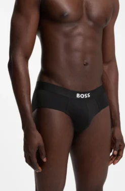 Three-pack low-rise briefs in stretch cotton