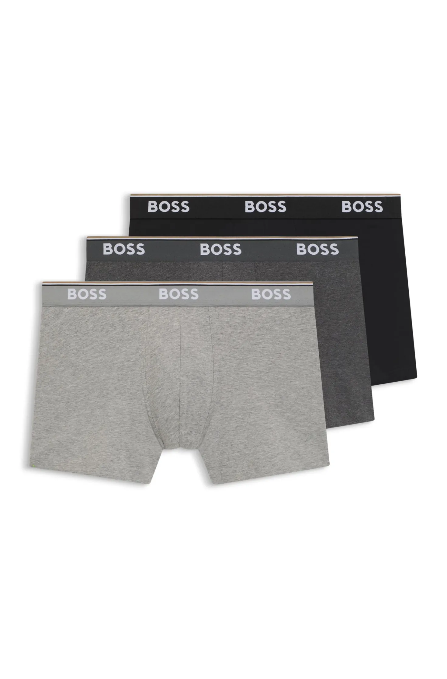 Three-pack of boxer briefs in stretch cotton