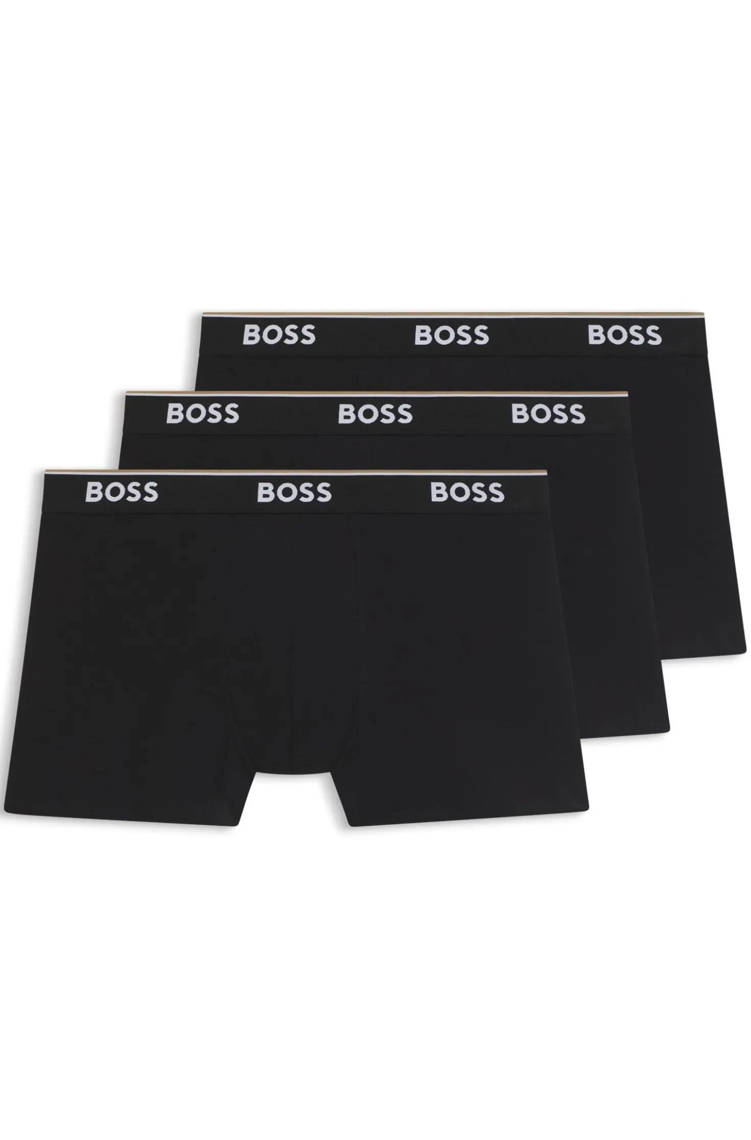 Three-pack of boxer briefs in stretch cotton