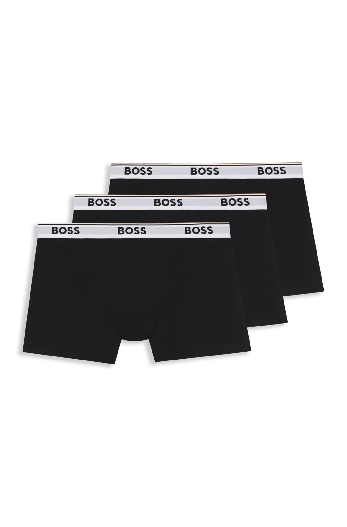 Three-pack of boxer briefs in stretch cotton