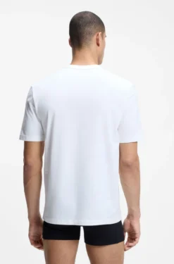 Three-pack of crew-neck T-shirts in cotton