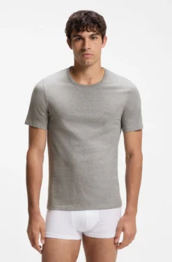 Three-pack of logo-embroidered T-shirts in cotton