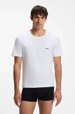 Three-pack of logo-embroidered T-shirts in cotton