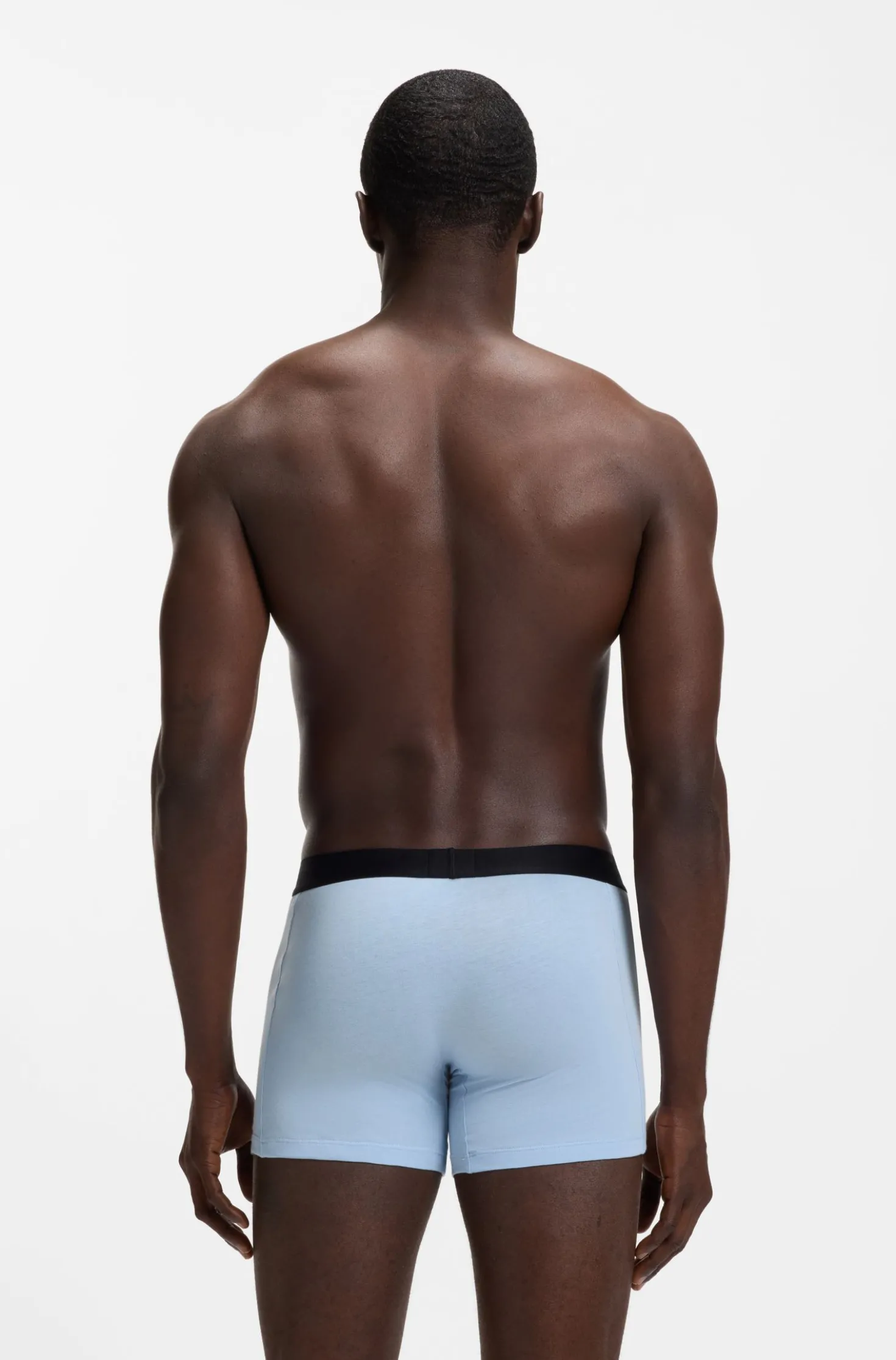 Three-pack of stretch-cotton boxer briefs