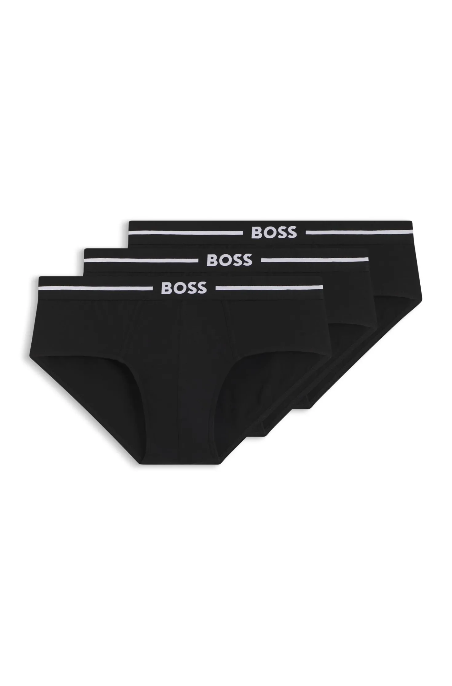 Three-pack of stretch-cotton trunks