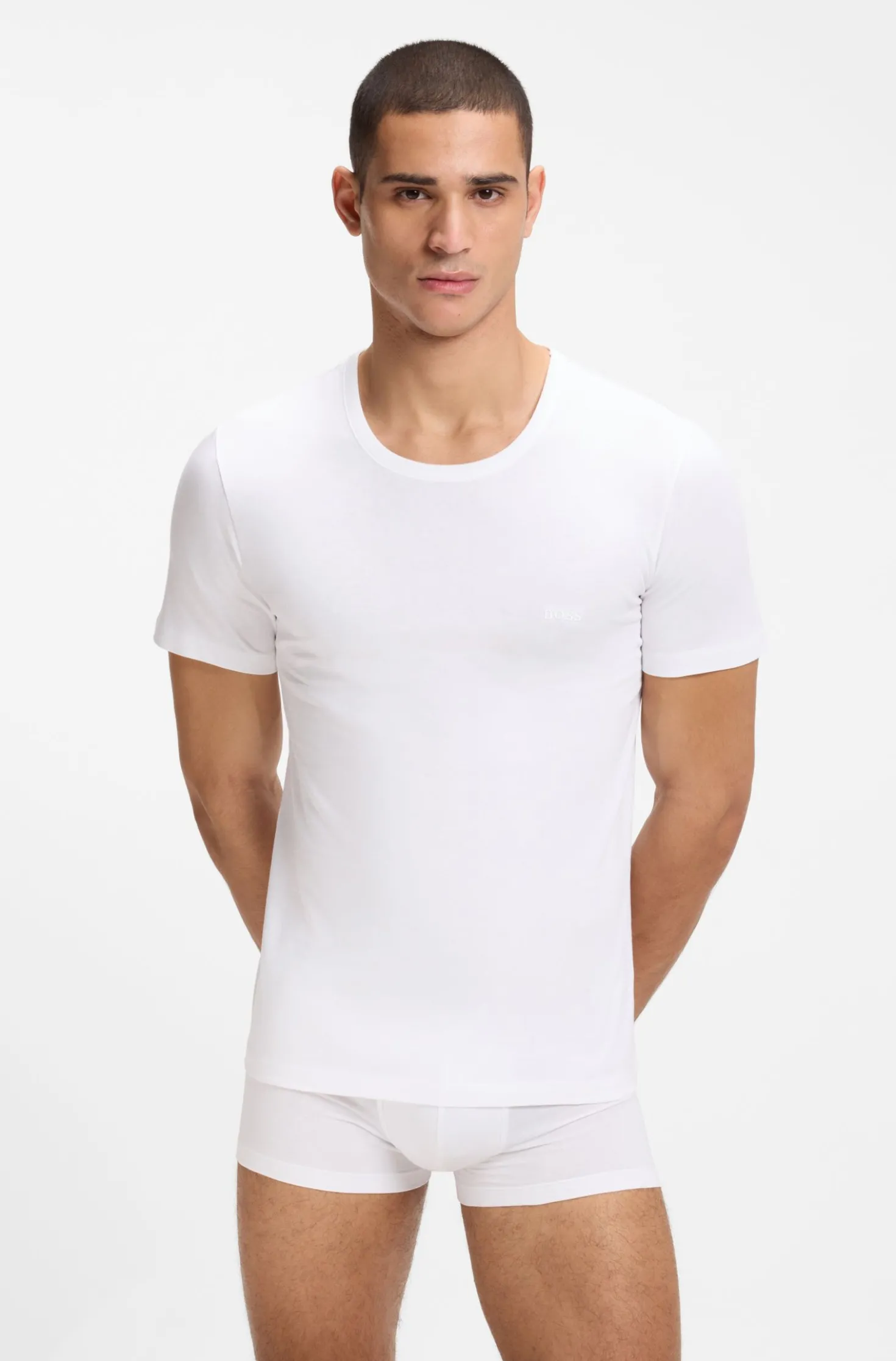 Three-pack of underwear T-shirts in cotton