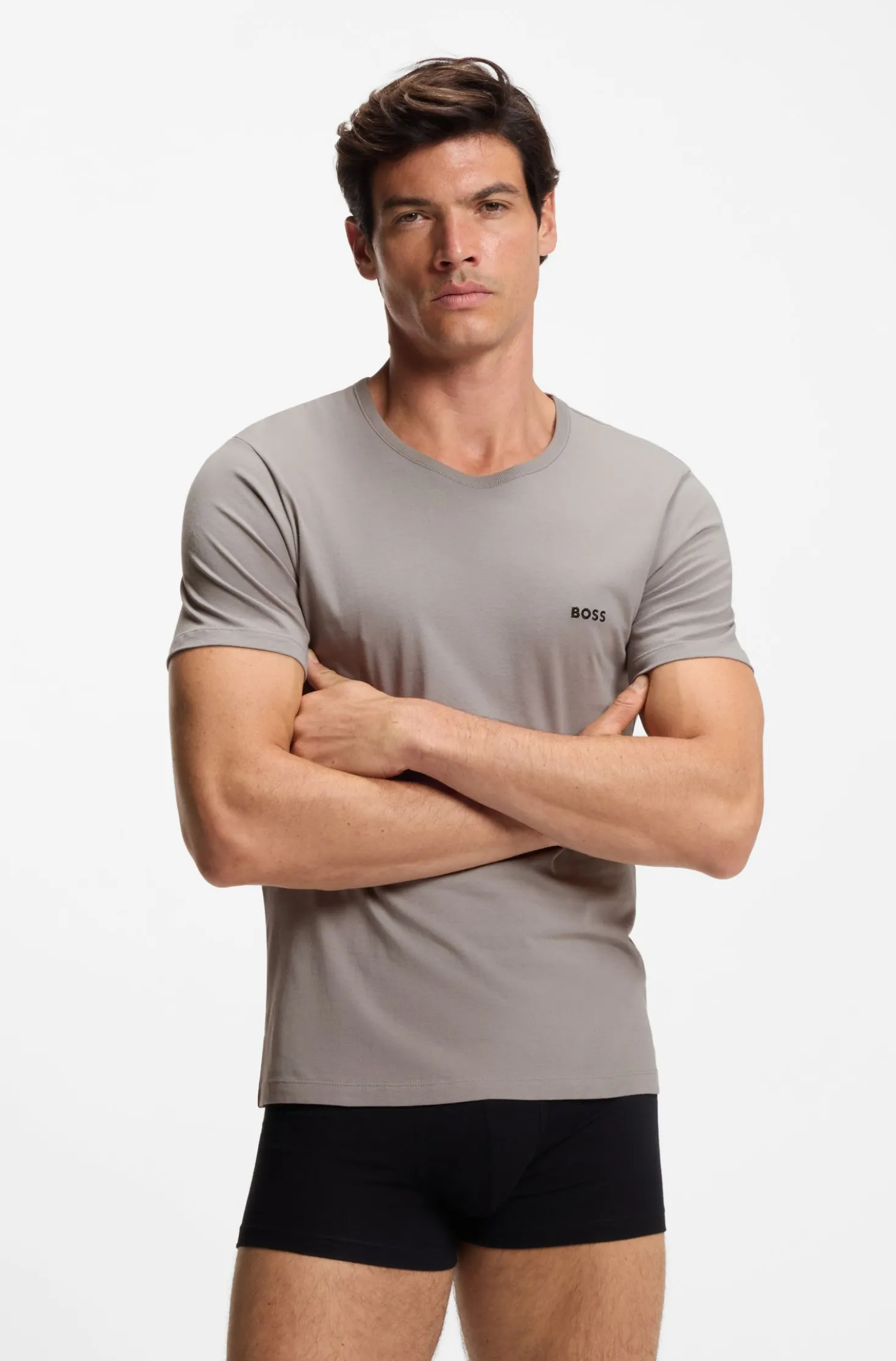 Three-pack of underwear T-shirts in cotton