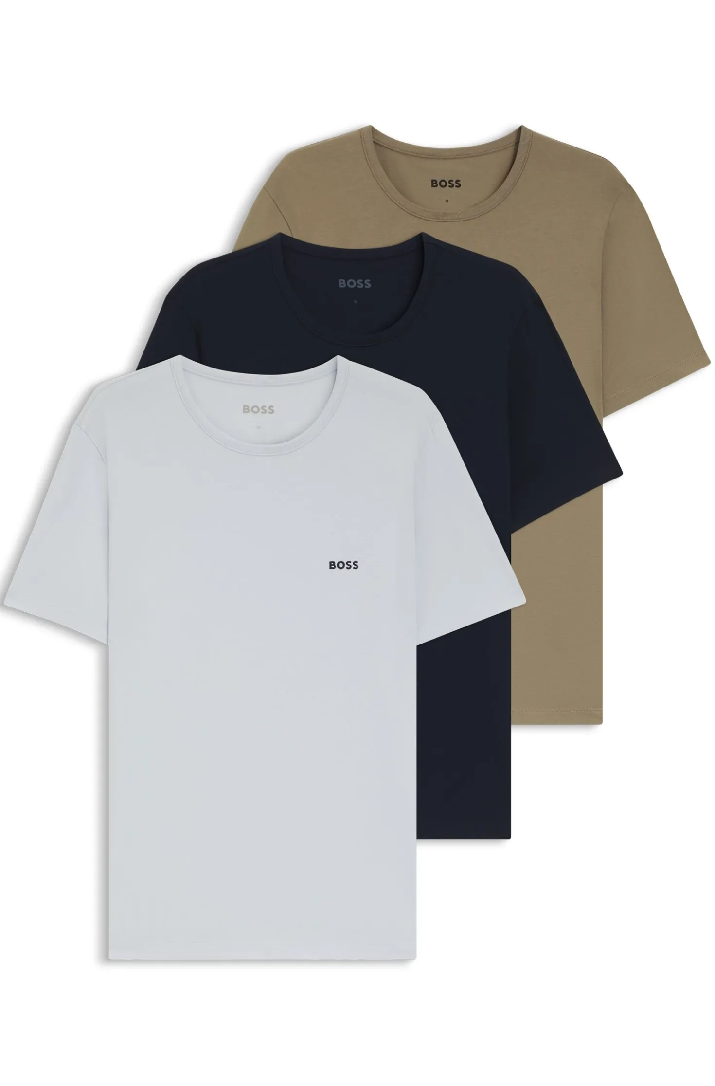 Three-pack of underwear T-shirts in cotton