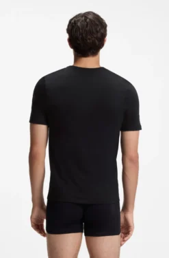 Three-pack of V-neck underwear T-shirts in cotton