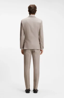 Three-piece extra-slim-fit suit
