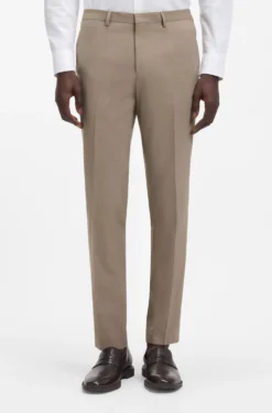 Three-piece extra-slim-fit suit in stretch dobby