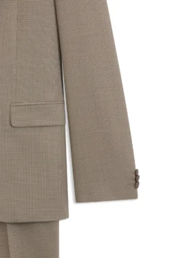 Three-piece extra-slim-fit suit in stretch dobby