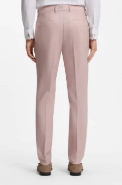 Three-piece slim-fit suit in virgin wool