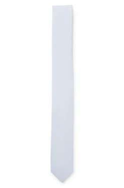 Tie in cotton and linen