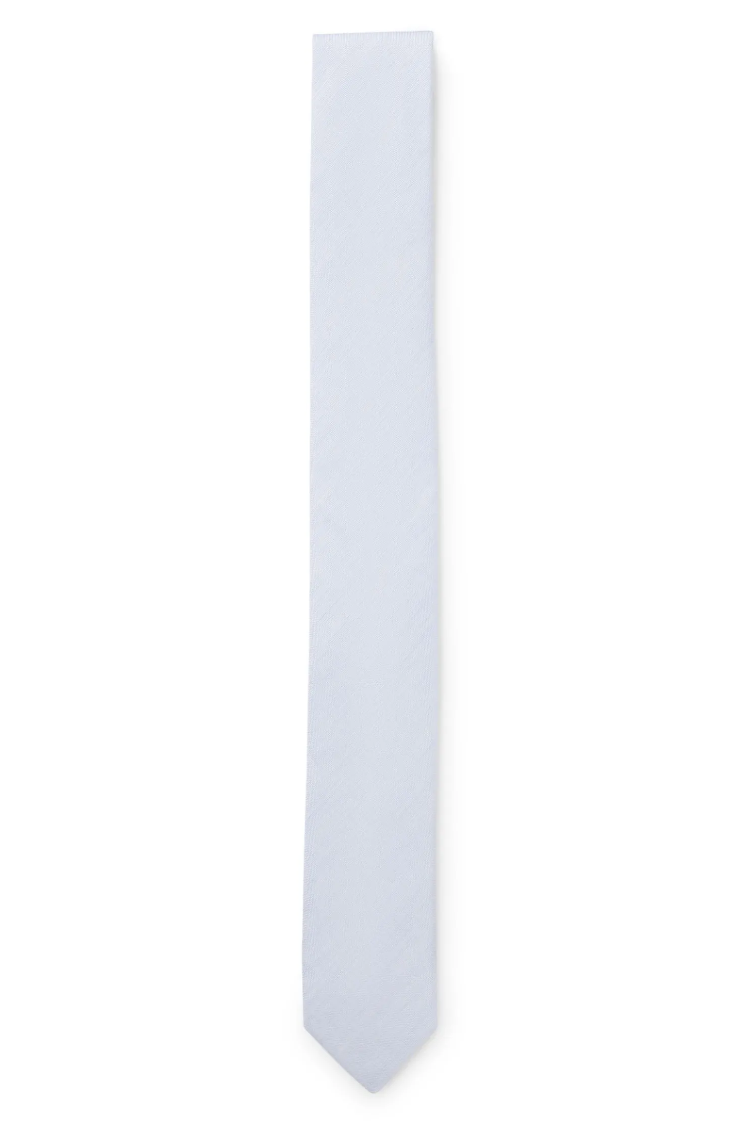 Tie in cotton and linen