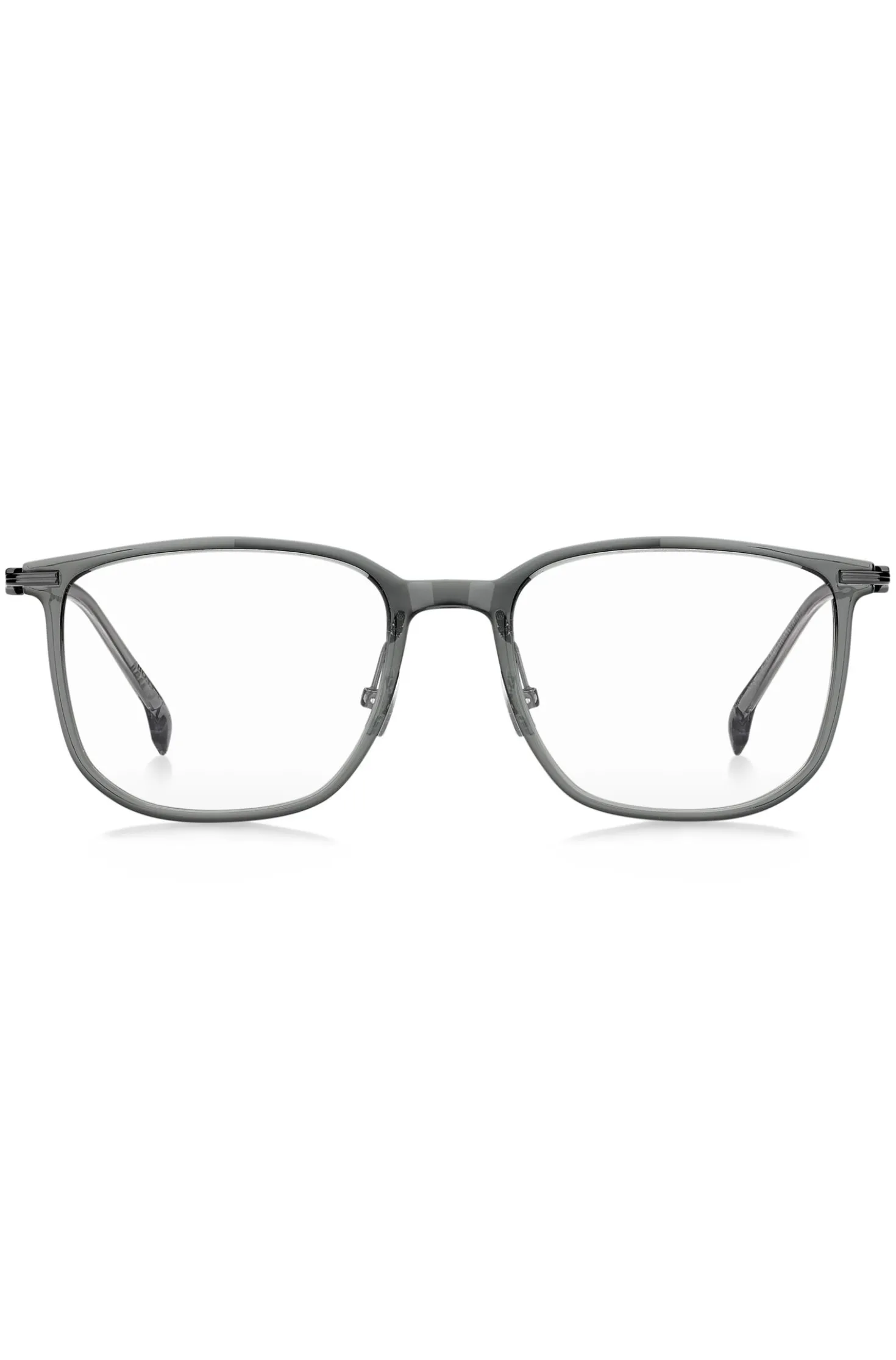Titanium optical frames with lasered logo