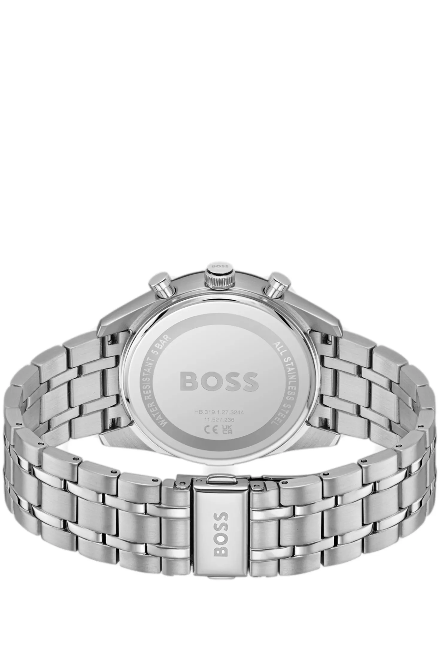 TOURMASTER Blue-dial watch with multi-link bracelet