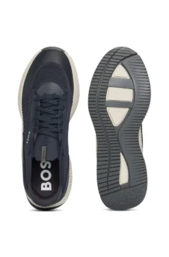 TTNM EVO trainers with knitted uppers and suede trims