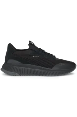 TTNM EVO trainers with knitted uppers and suede trims