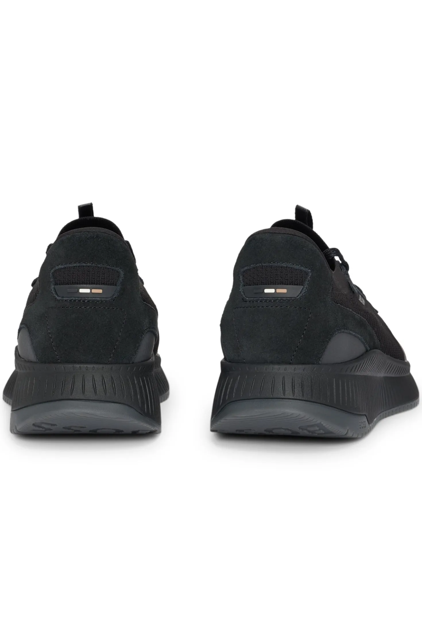 TTNM EVO trainers with knitted uppers and suede trims
