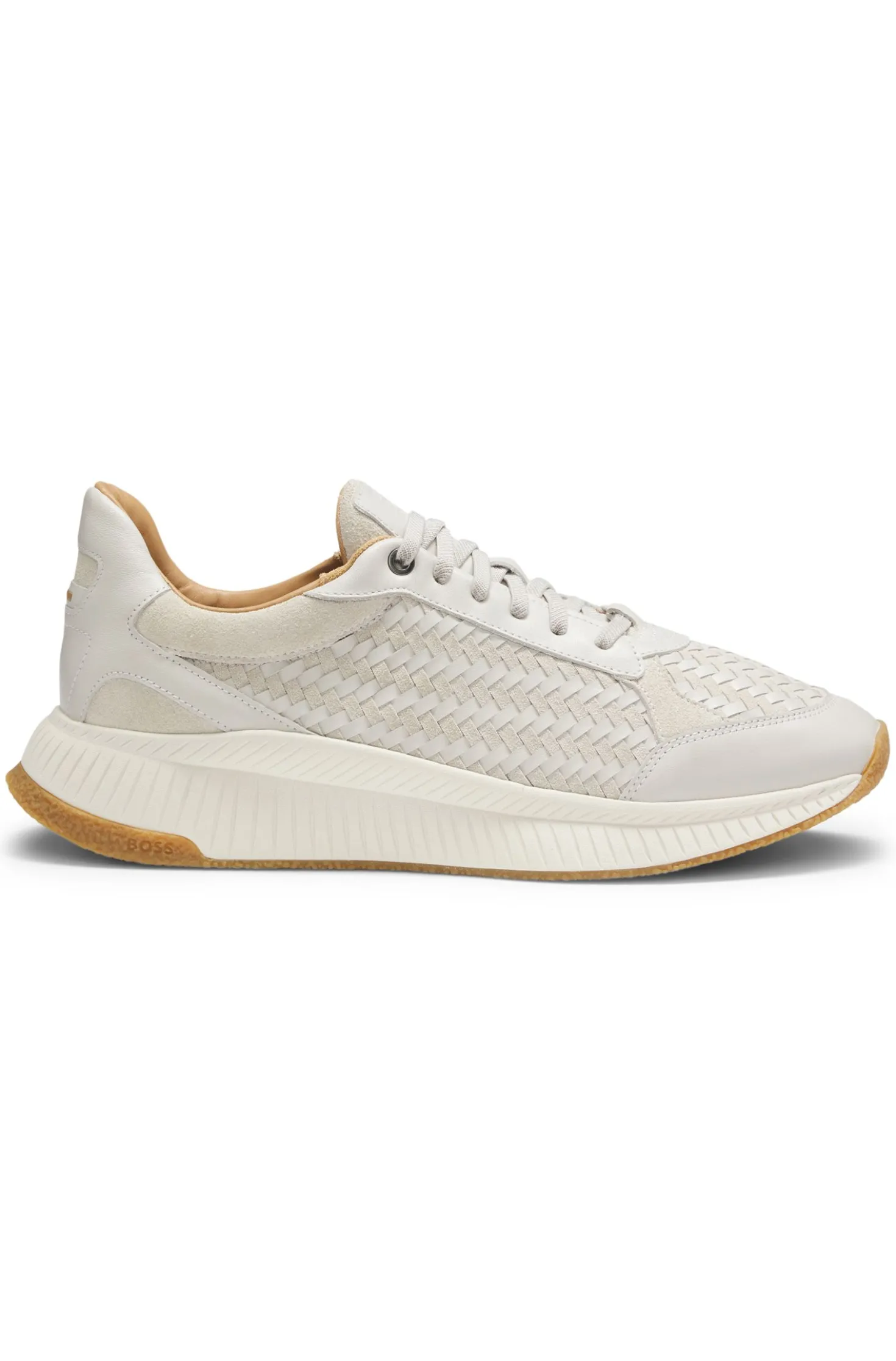 TTNM EVO trainers with woven uppers and suede trims
