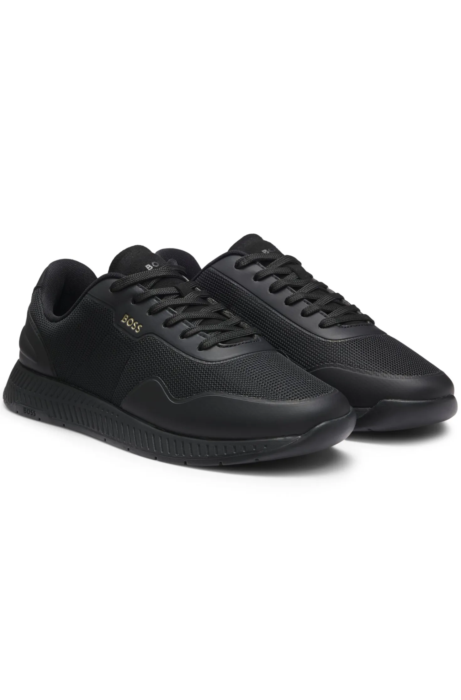 TTNM mesh trainers with smooth trims