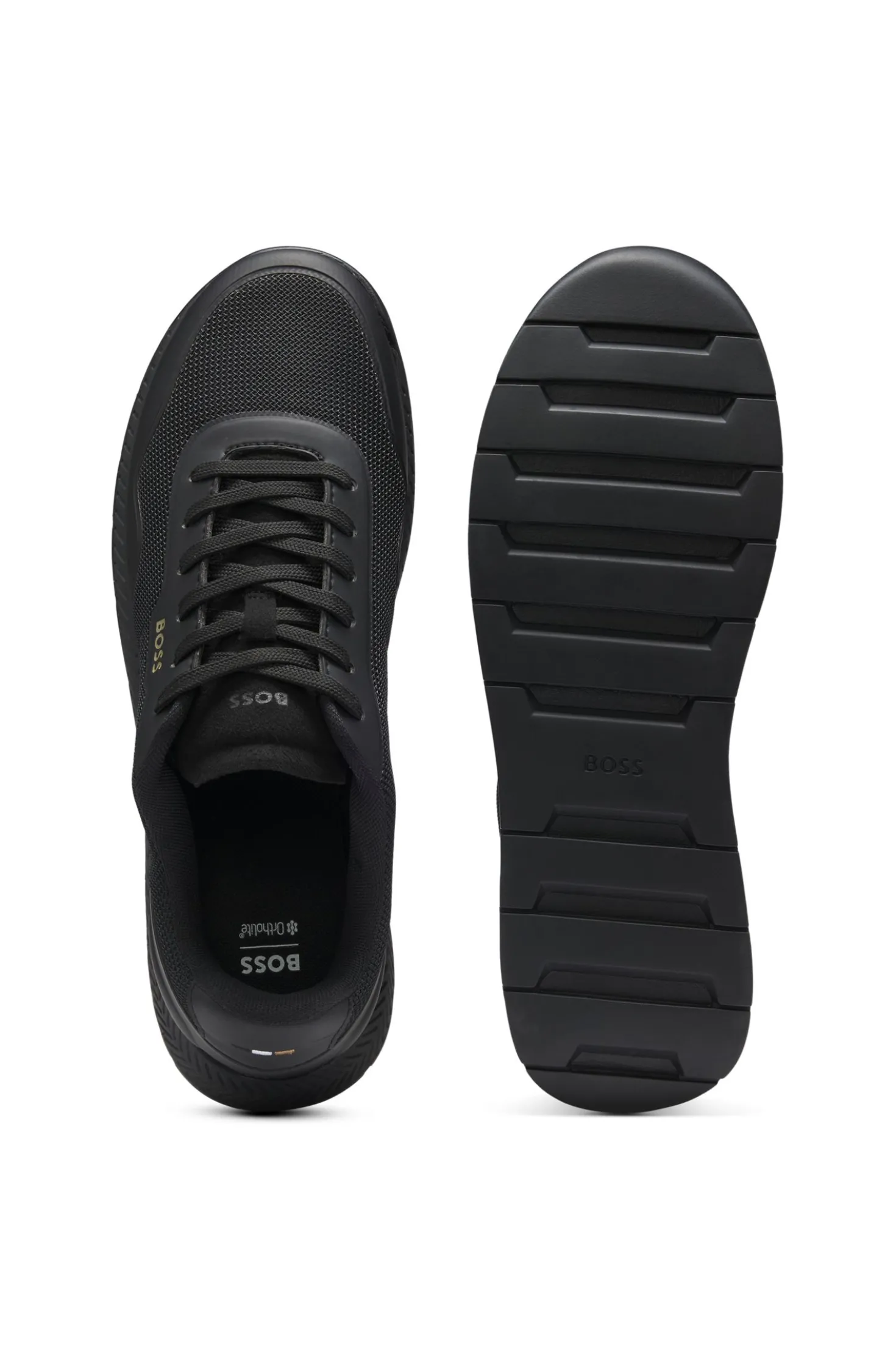 TTNM mesh trainers with smooth trims