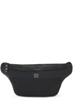 Twill belt bag with stacked-logo hardware