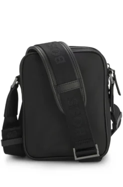 Twill reporter bag with adjustable logo strap