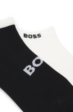 Two-pack ankle socks in soft bamboo blend