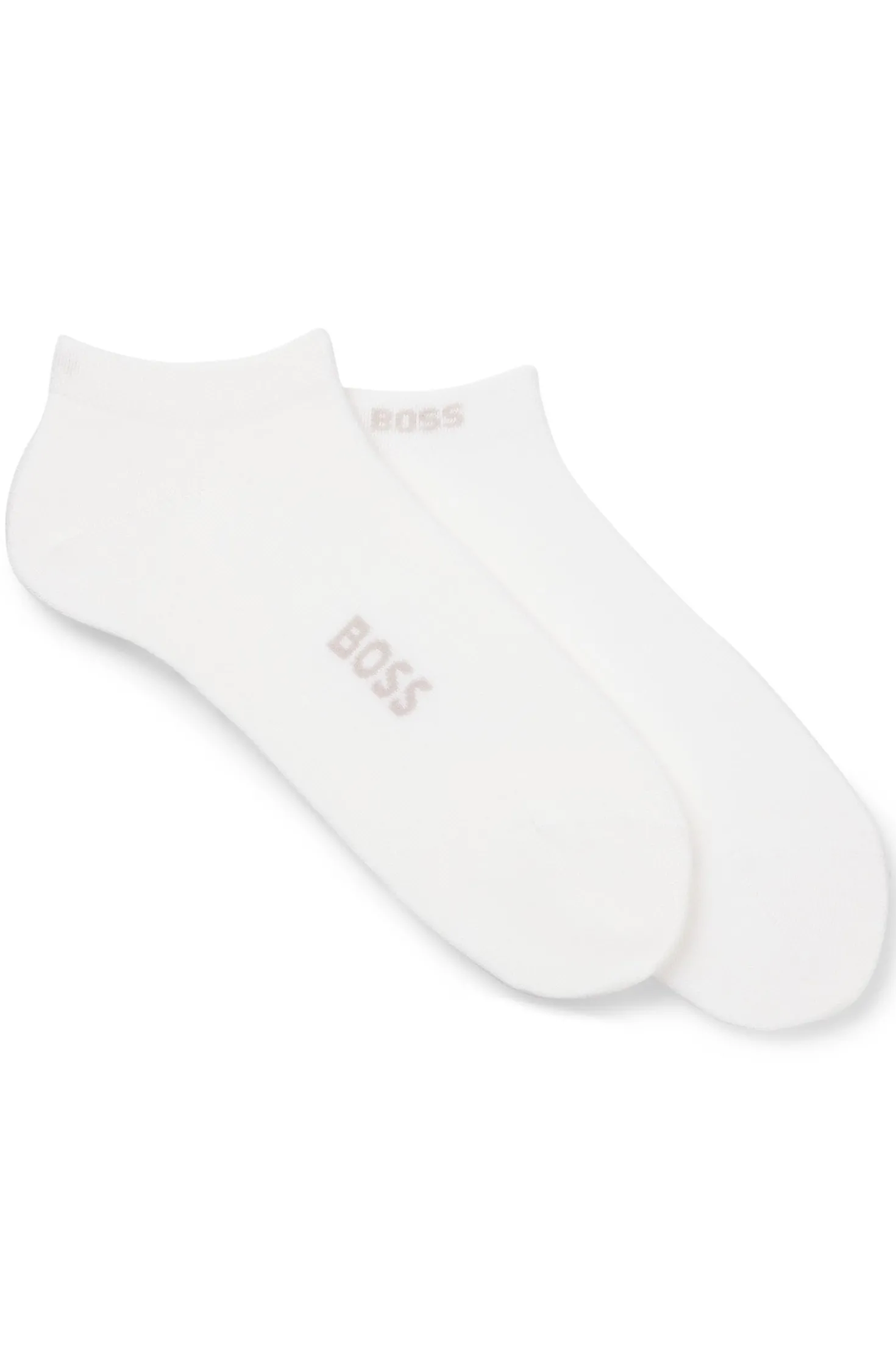 Two-pack of ankle socks in a bamboo blend