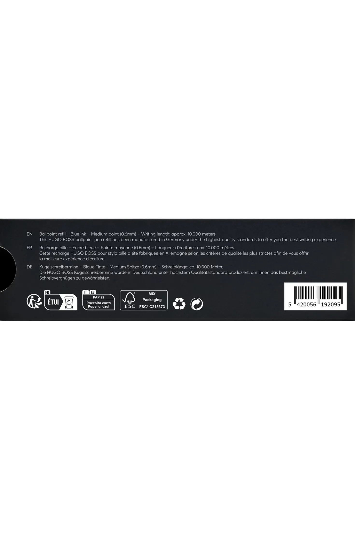 Two-pack of blue-ink ballpoint pen refills