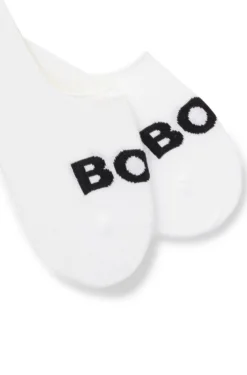 Two-pack of invisible socks in a cotton blend
