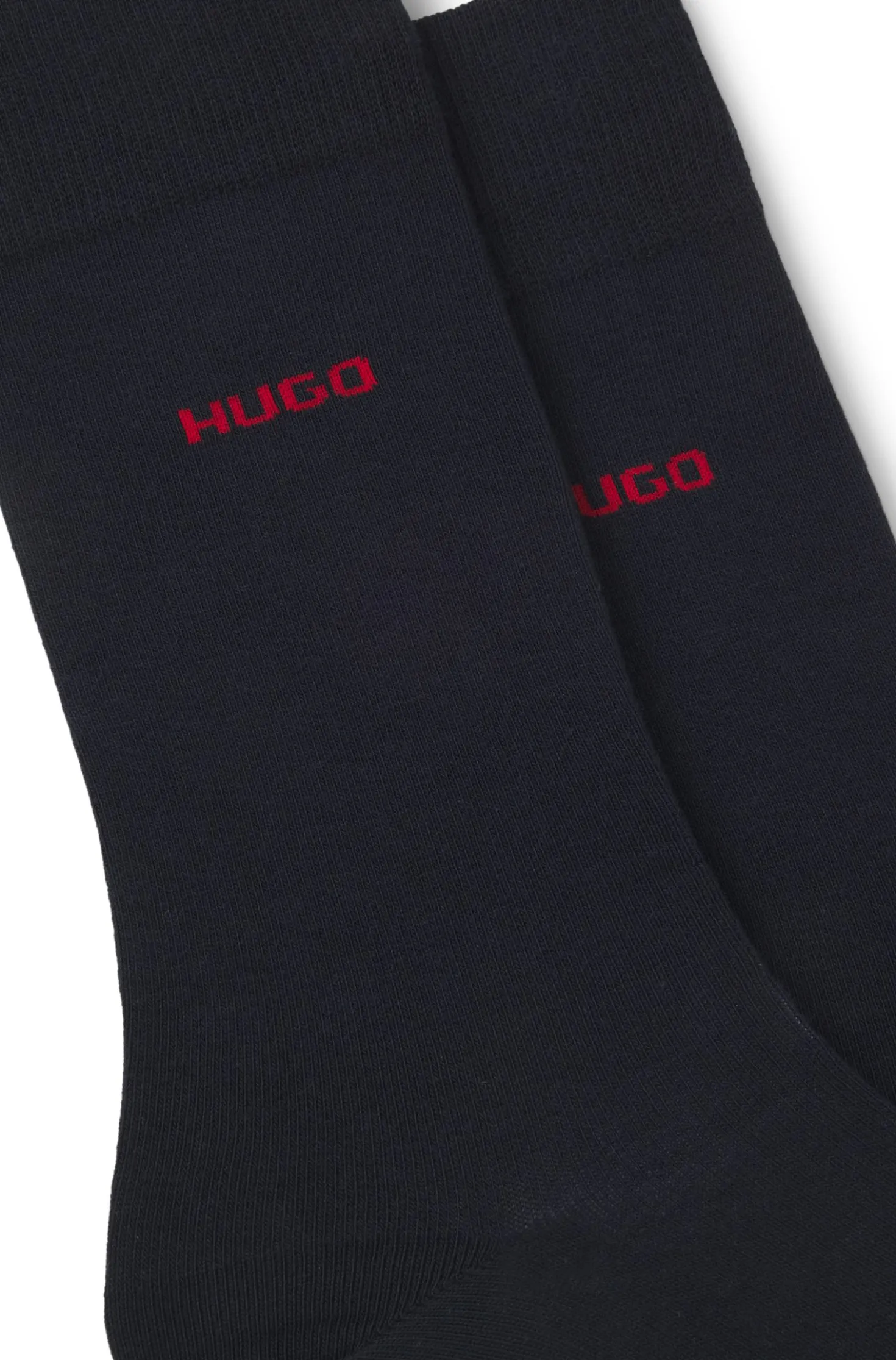 Two-pack of regular-length logo socks