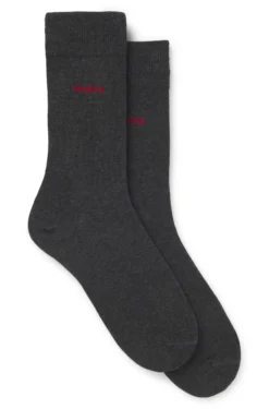 Two-pack of regular-length logo socks
