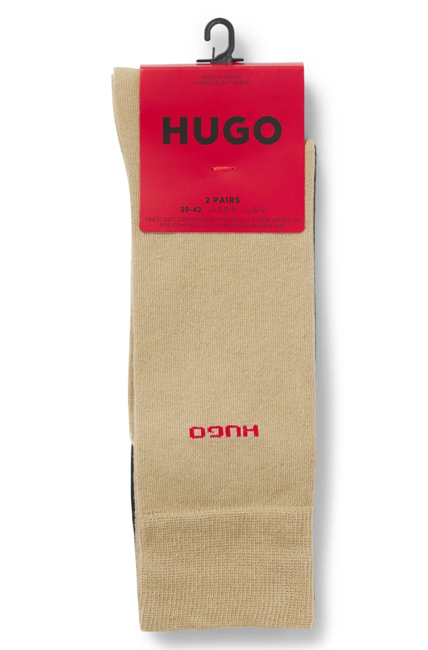 Two-pack of regular-length logo socks