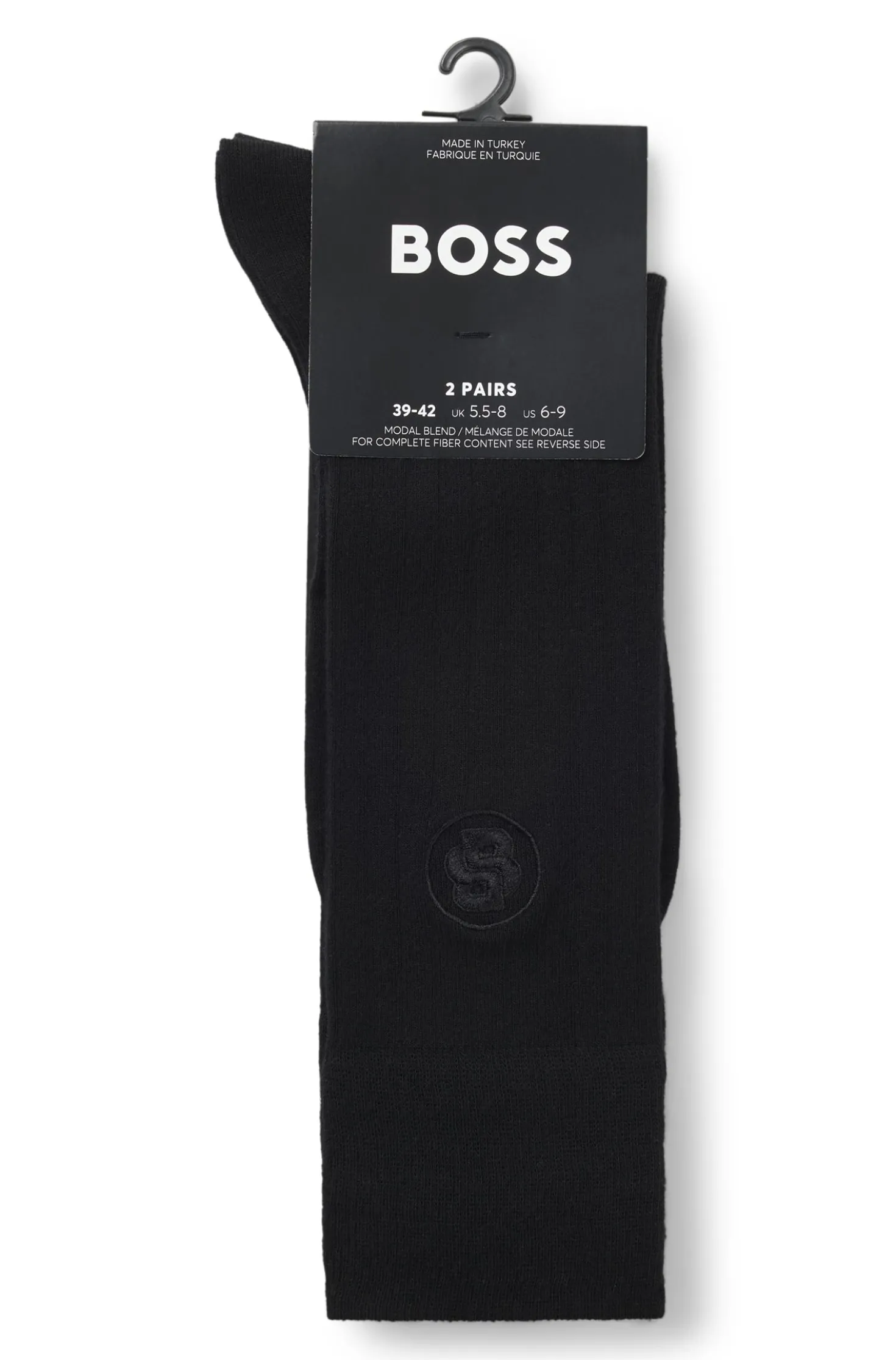Two-pack of regular-length modal-blend socks