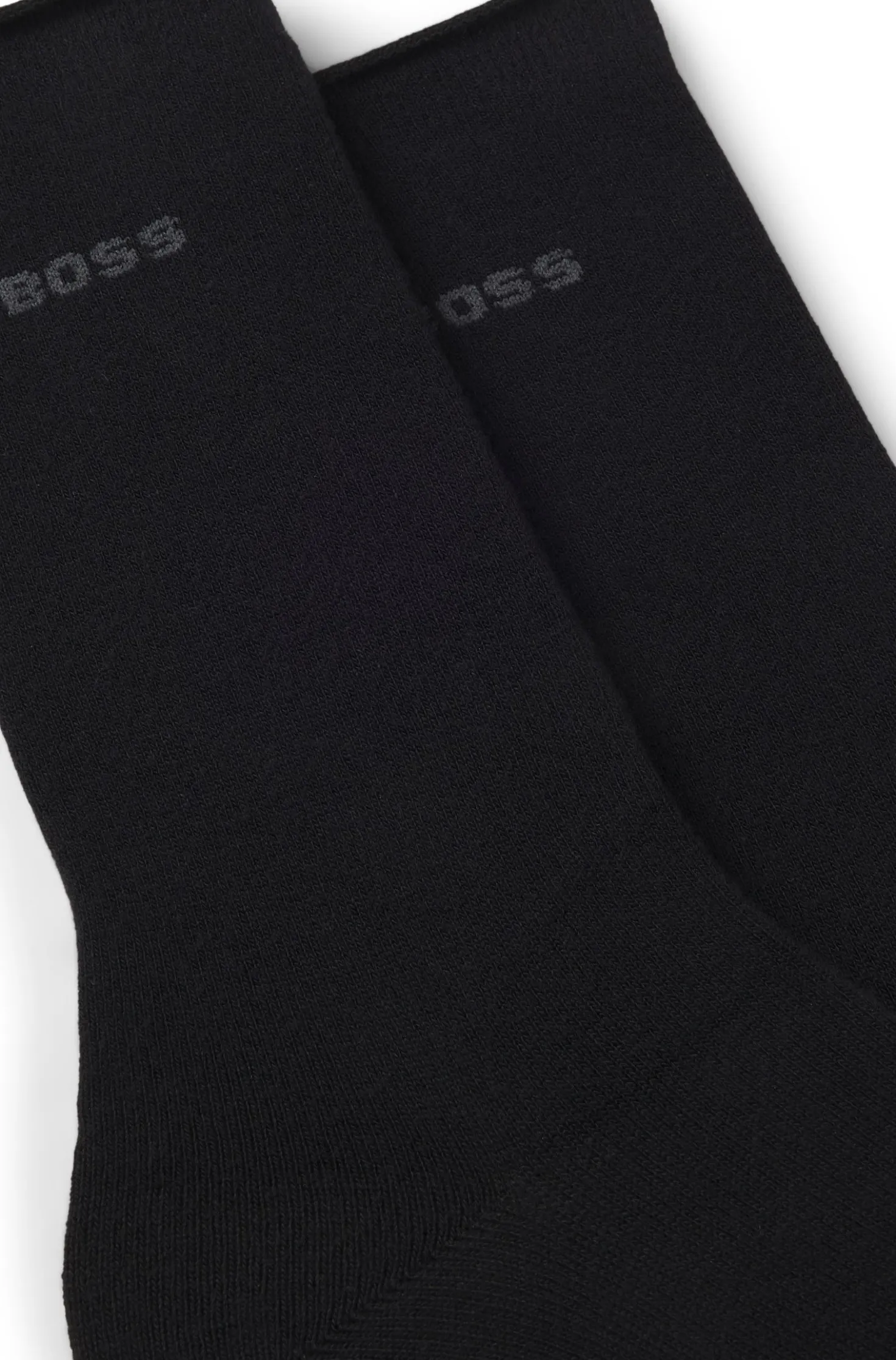 Two-pack of regular-length socks with bamboo