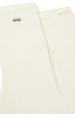 Two-pack of regular-length socks with logo details