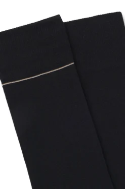 Two-pack of ribbed socks with signature-stripe details