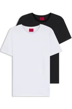 Two-pack of slim-fit T-shirts in stretch cotton