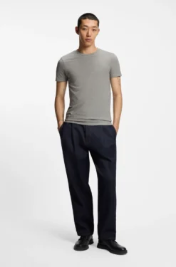 Two-pack of slim-fit T-shirts in stretch cotton