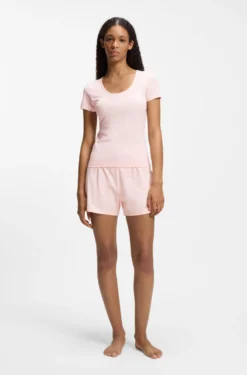 Two-pack of underwear T-shirts in stretch cotton
