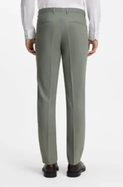 Two-piece extra-slim-fit suit in patterned fabric