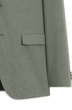 Two-piece extra-slim-fit suit in patterned fabric